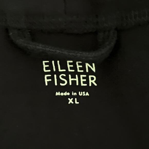 Eileen Fisher Organic Cotton Stretch Jersey Drawstring Cardigan Jacket XL - Picture 5 of 5